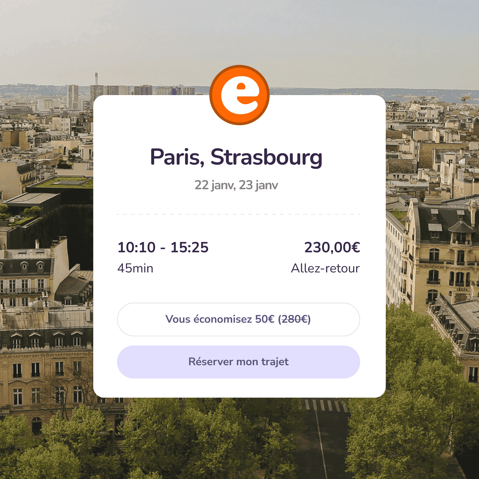 Réservez en moins de 3 minutes